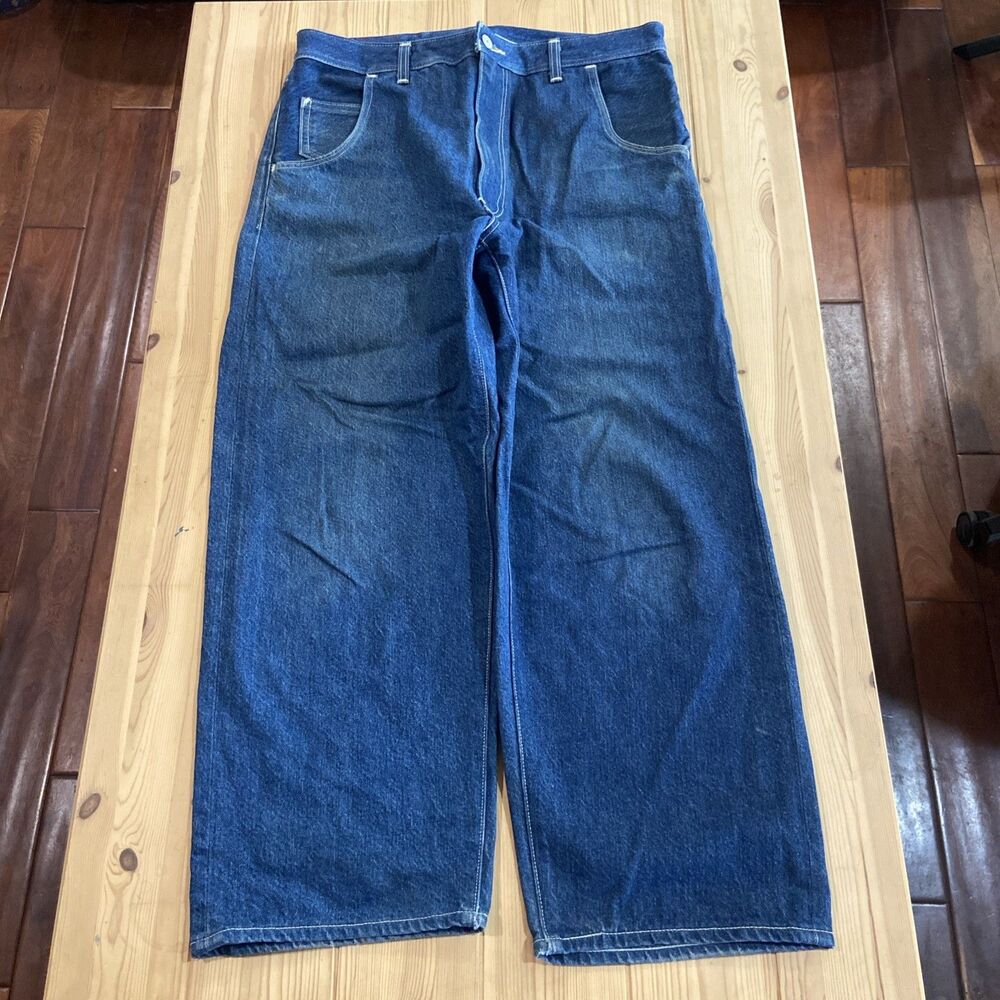 Levis 505 Straight Jeans Mens W34 L32* Red Collection Positively Superior Indigo